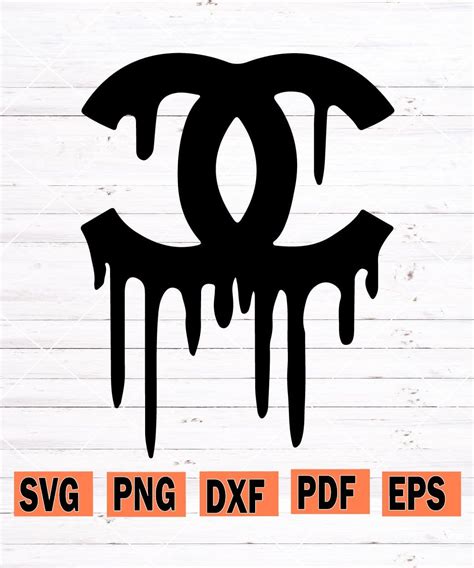 chanel drip painting|chanel drip svg free.